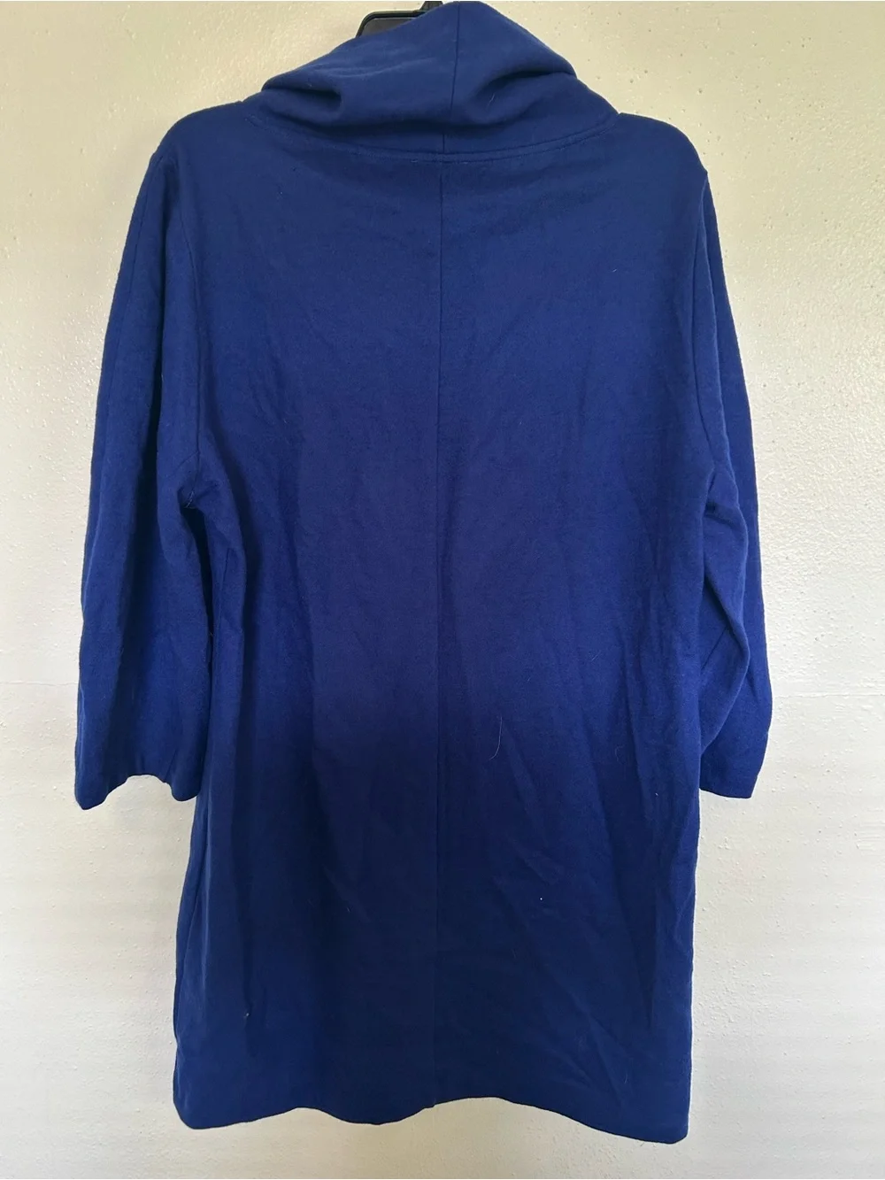 COS Cowl Neck Sweater Tunic/dress - Royal Blue